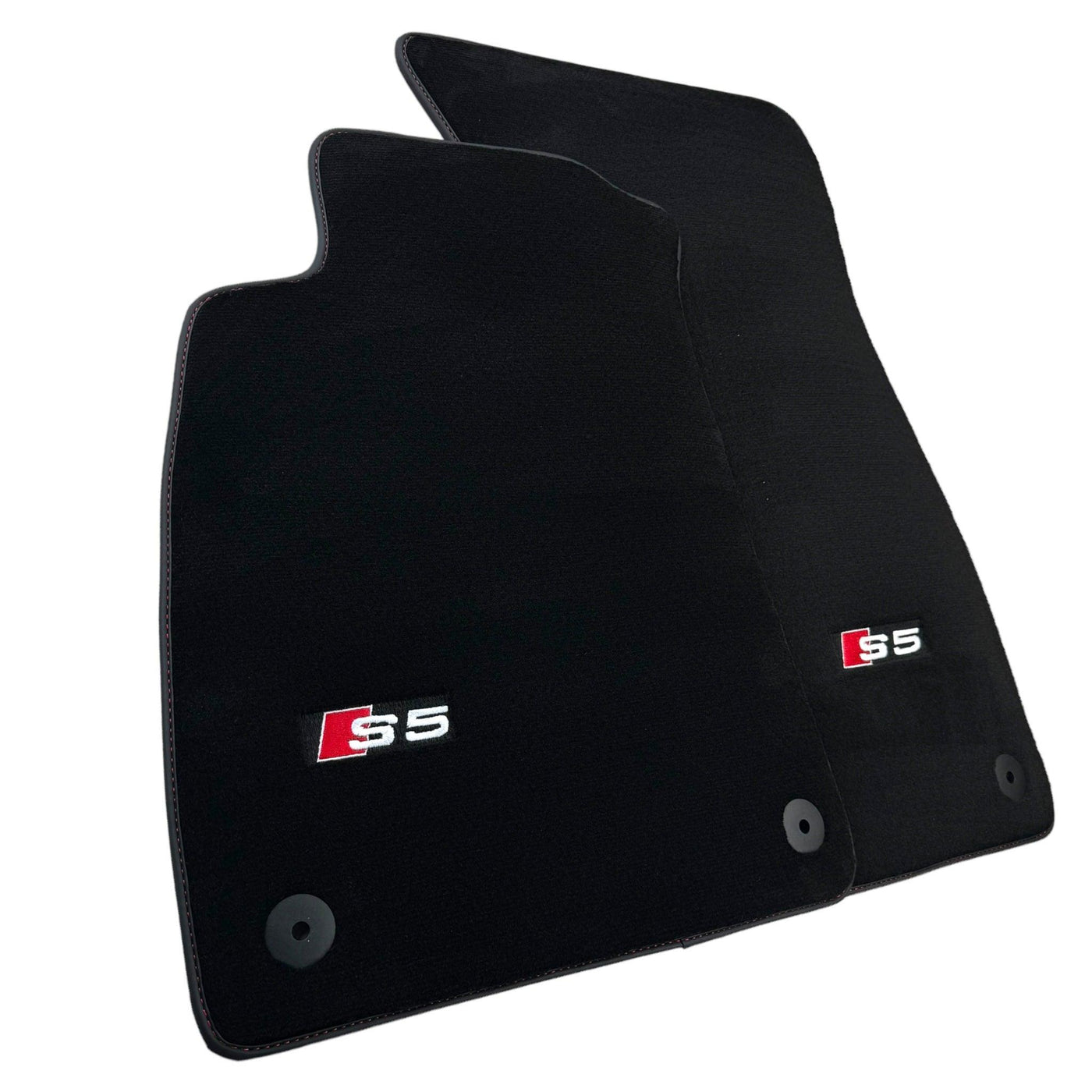 Black Floor Mats for Audi S5 2-door Convertible (2007-2024) - AutoWin