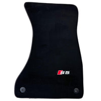 Black Floor Mats for Audi S5 2-door Convertible (2007-2024) - AutoWin