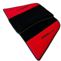Red Floor Mats for Ferrari 296 GTB (2022-2024) with Alcantara Leather - AutoWin
