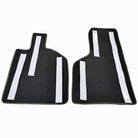 Black Floor Mats for Lamborghini Huracan Tecnica with Alcantara Leather - AutoWin