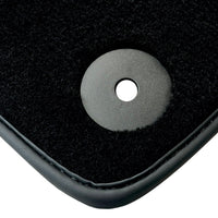 Black Floor Mats for Audi R8 (2015-2024) with Black Trim - AutoWin