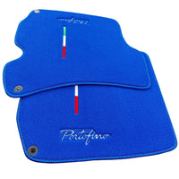Blue Floor Mats for Ferrari Portofino (2018-2023) Italian Edition - AutoWin