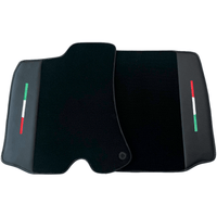 Black Floor Mats for Ferrari Portofino M with Leather | AutoWin