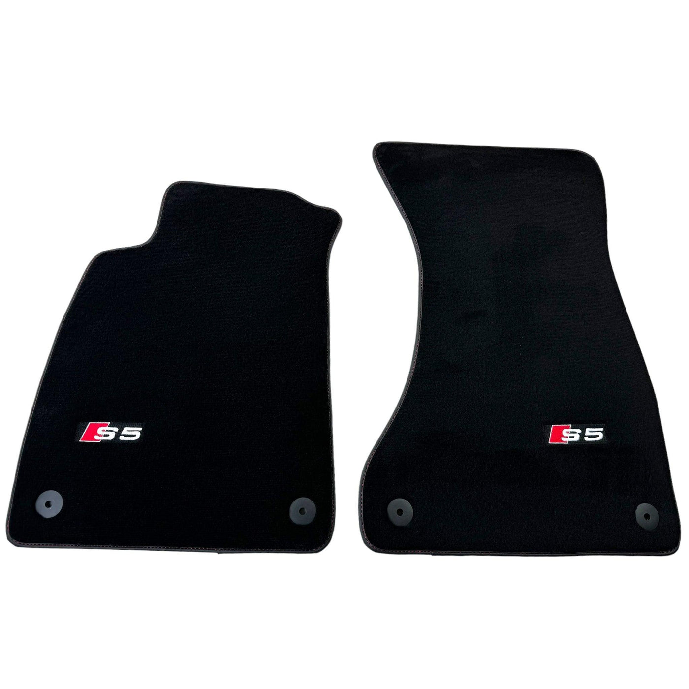 Black Floor Mats for Audi S5 2-door Convertible (2007-2024) - AutoWin