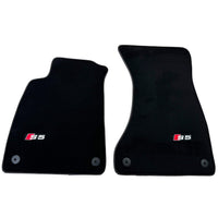 Black Floor Mats for Audi S5 2-door Convertible (2007-2024) - AutoWin