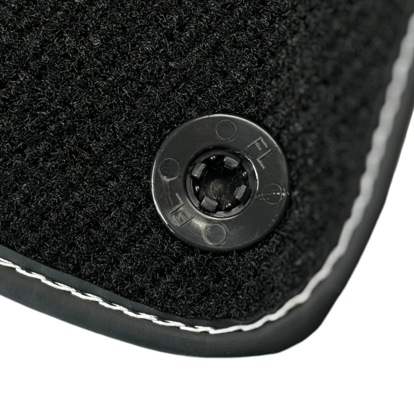 Black Floor Mats for Ferrari Portofino M with Leather | AutoWin