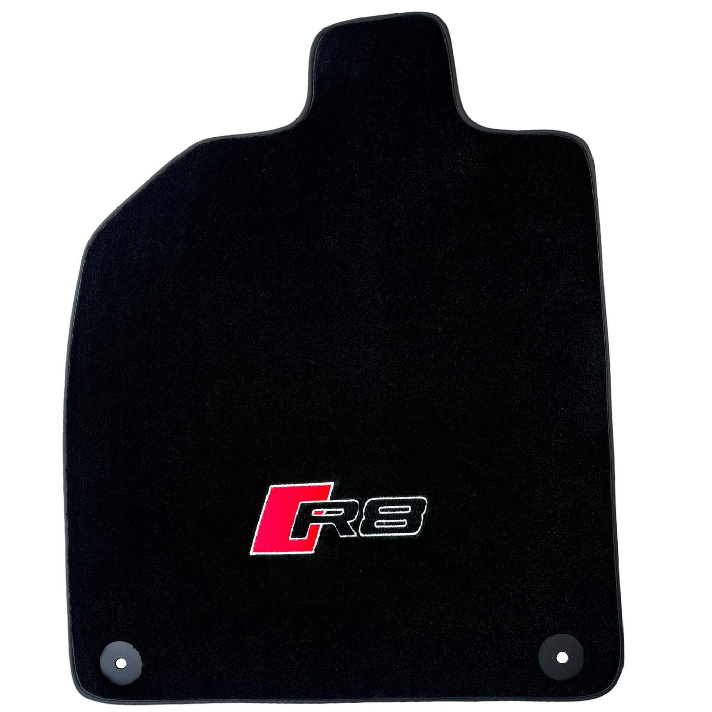 Black Floor Mats for Audi R8 (2015-2024) with Black Trim - AutoWin