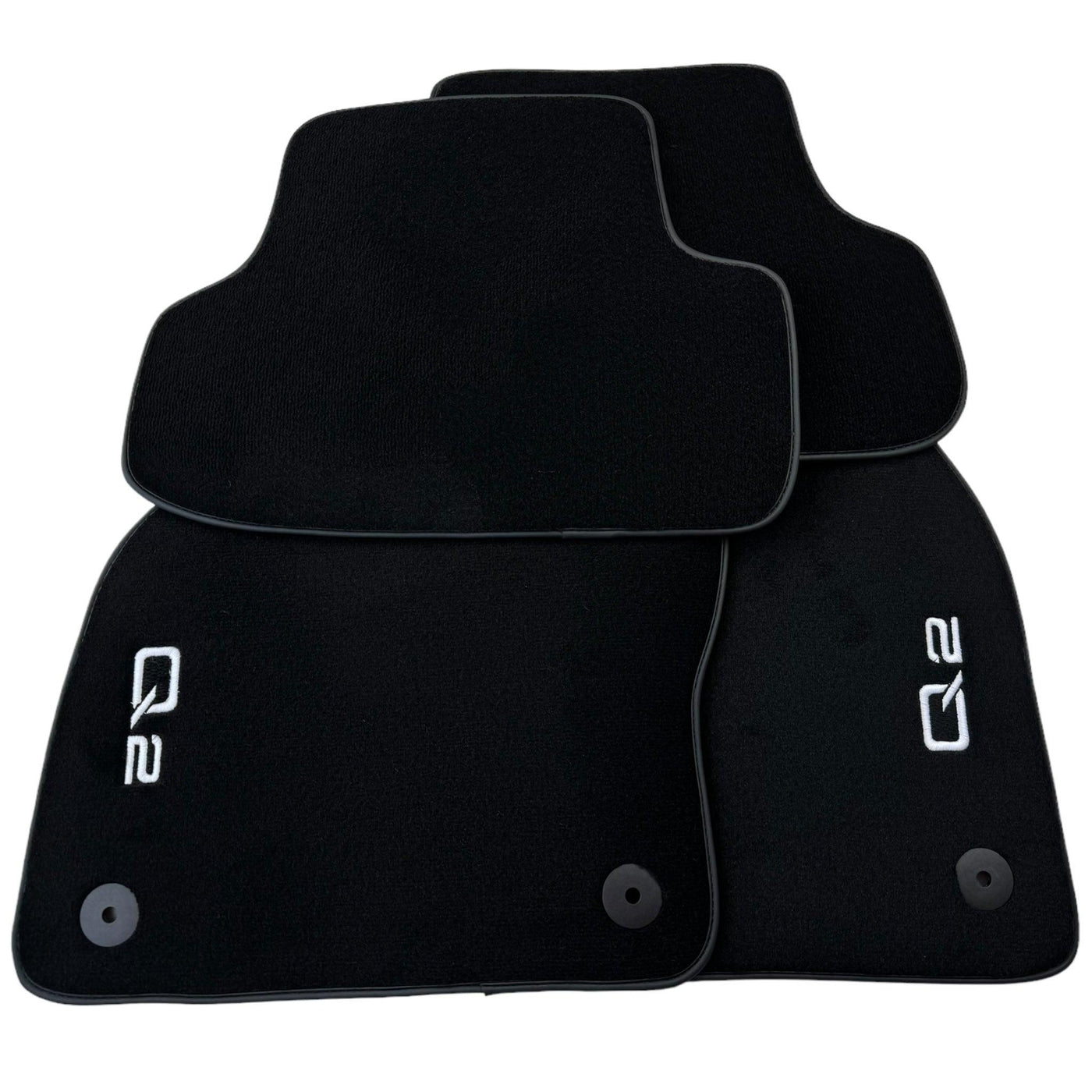 Black Floor Mats for Audi Q2 (2016-2020) - AutoWin