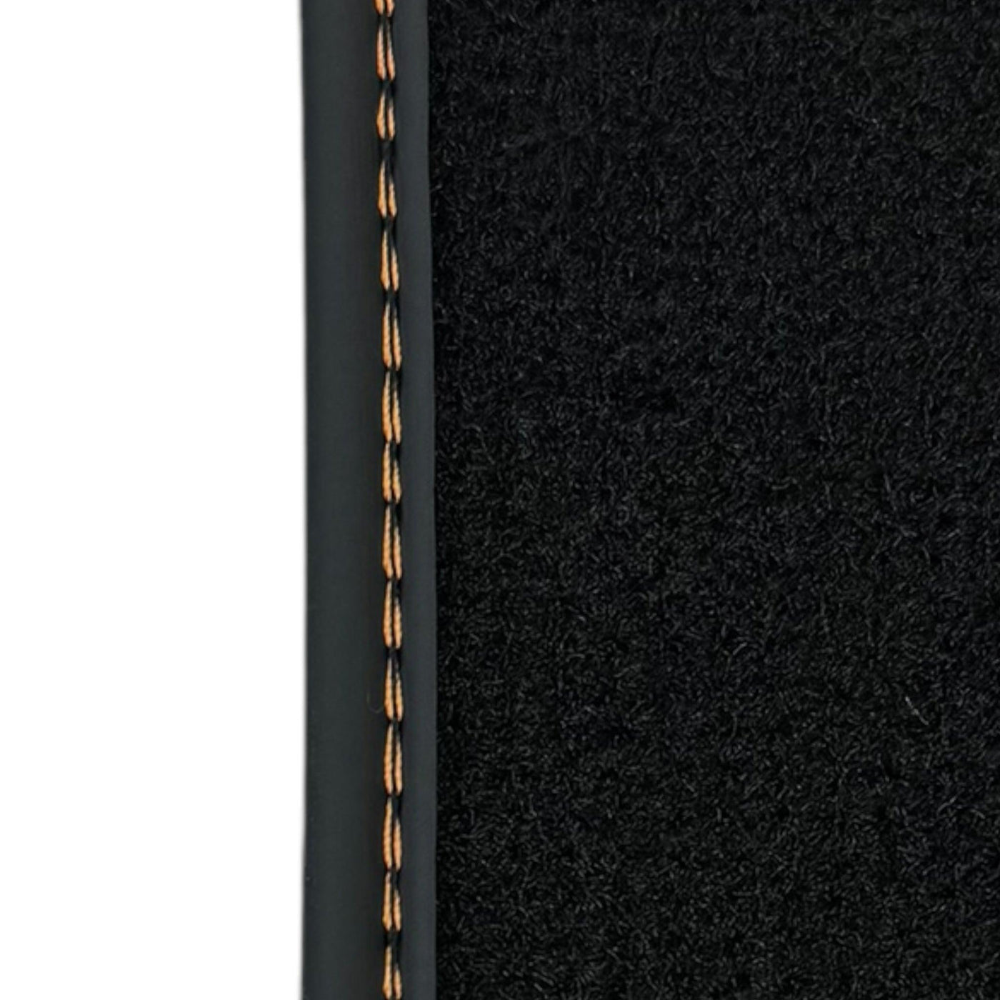 Floor Mats for Rolls Royce Wraith (2013–2023) with Orange Leather - AutoWin