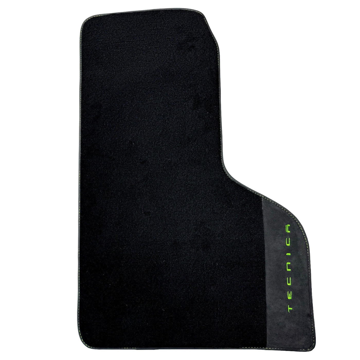 Black Floor Mats for Lamborghini Huracan Tecnica with Alcantara Leather - AutoWin