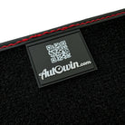 Black Floor Mats for Lamborghini Aventador SVJ with Alcantara Leather - AutoWin
