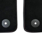 Black Floor Mats for Audi R8 (2015-2024) with Black Trim