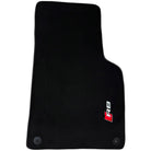 Black Floor Mats for Audi R8 (2015-2024) with Black Trim