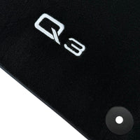Black Floor Mats for Audi Q3 F3 Sportback (2018-2024) - AutoWin