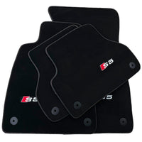 Black Floor Mats for Audi S5 2-door Coupe (2007-2024) - AutoWin