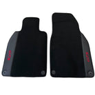 Black Floor Mats for Porsche 911 - 992 GTS (2019-2024) with Leather - AutoWin