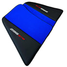Blue Floor Mats for Ferrari 296 GTB (2022-2024) with Leather - AutoWin