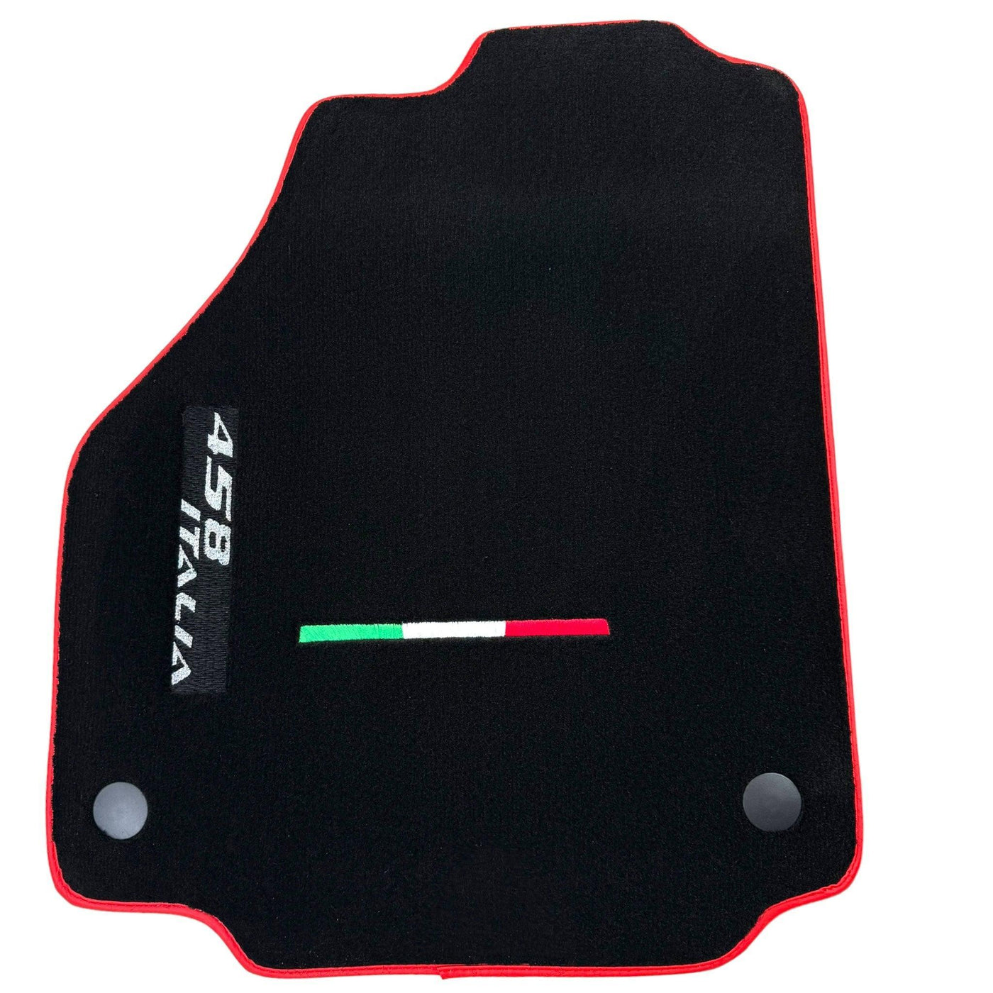 Floor Mats for Ferrari 458 Italia (2009-2015) with Red Trim - AutoWin