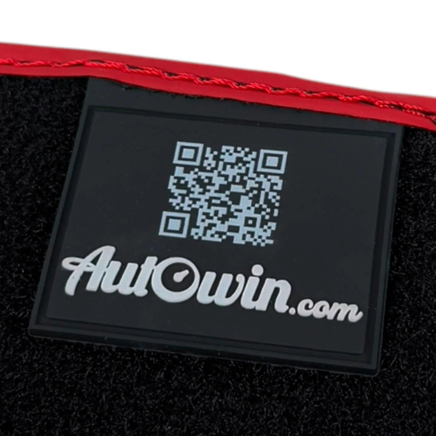 Alcantara Black Floor Mats for Ferrari 458 Spider (2012-2015) with Red Alcantara