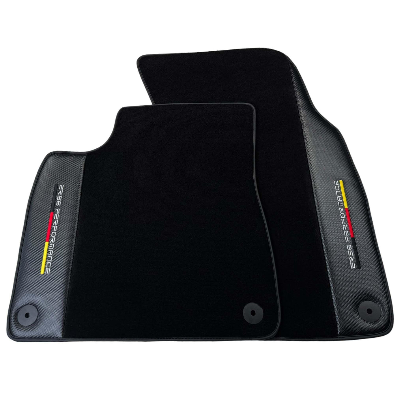 Black Floor Mats for Porsche 996 (1998-2004) with Carbon | ER56 Performance - AutoWin