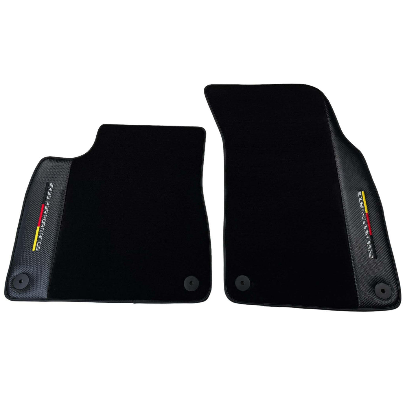 Black Floor Mats for Porsche 718 Boxster (2016-2023) with Carbon | ER56 Performance - AutoWin