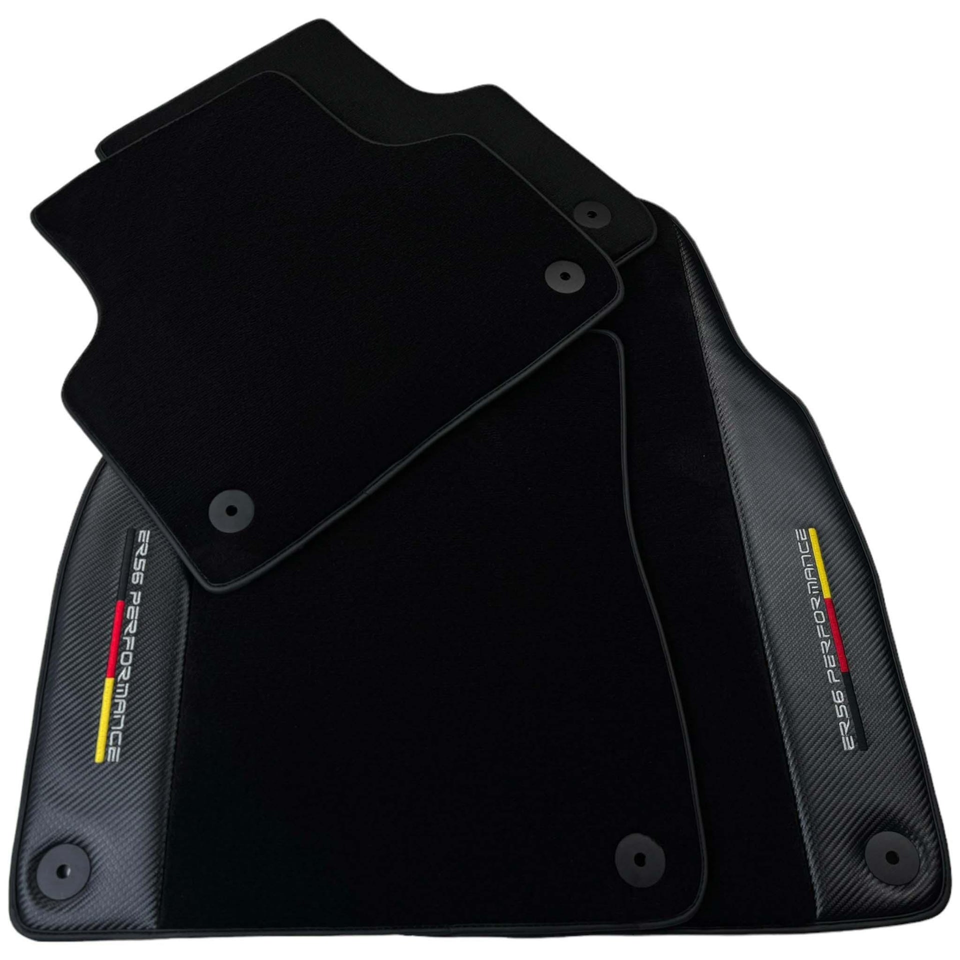 Black Floor Mats for Audi A4 - B9 Allroad Quattro (2020-2024) | ER56 Performance - AutoWin
