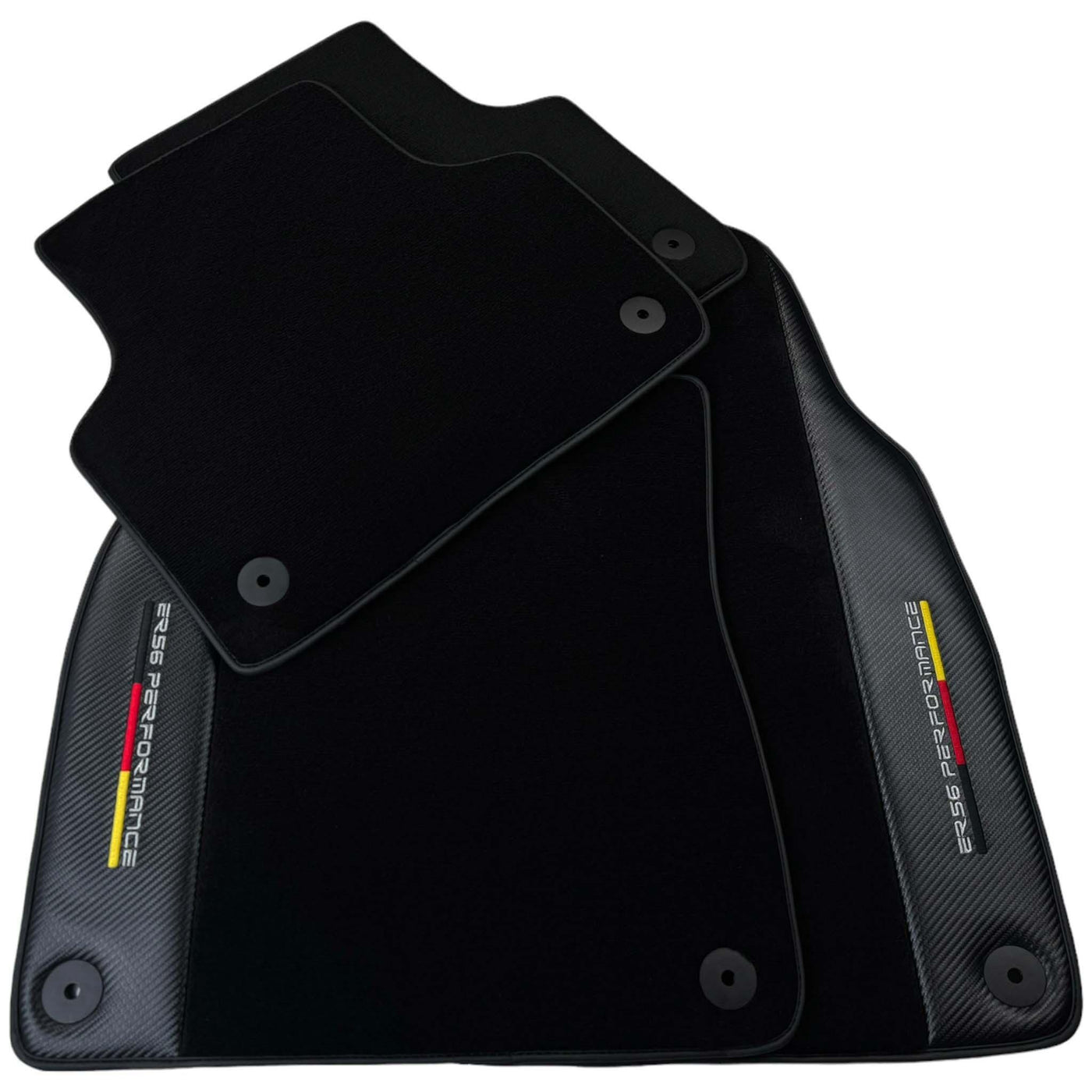 Black Floor Mats for Audi A6 - C6 Sedan Facelift (2008-2011) | ER56 Performance - AutoWin