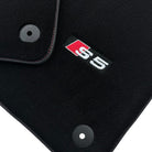 Black Floor Mats for Audi S5 5-door Fastback Sedan (2007-2024) - AutoWin