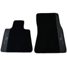 Black Floor Mats for Rolls Royce Cullinan with Black Leather - AutoWin