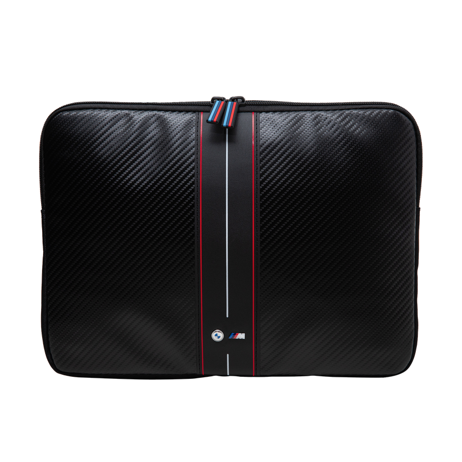 BMW Carbon & Red Stripe Laptop Sleeve 14"