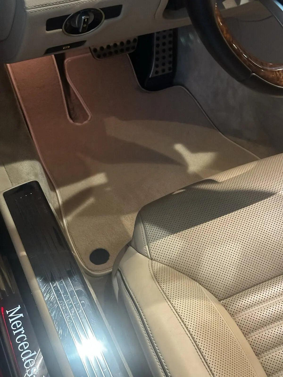 Beige Floor Mats For Mercedes-Benz SL R231 2012–2022 - AutoWin