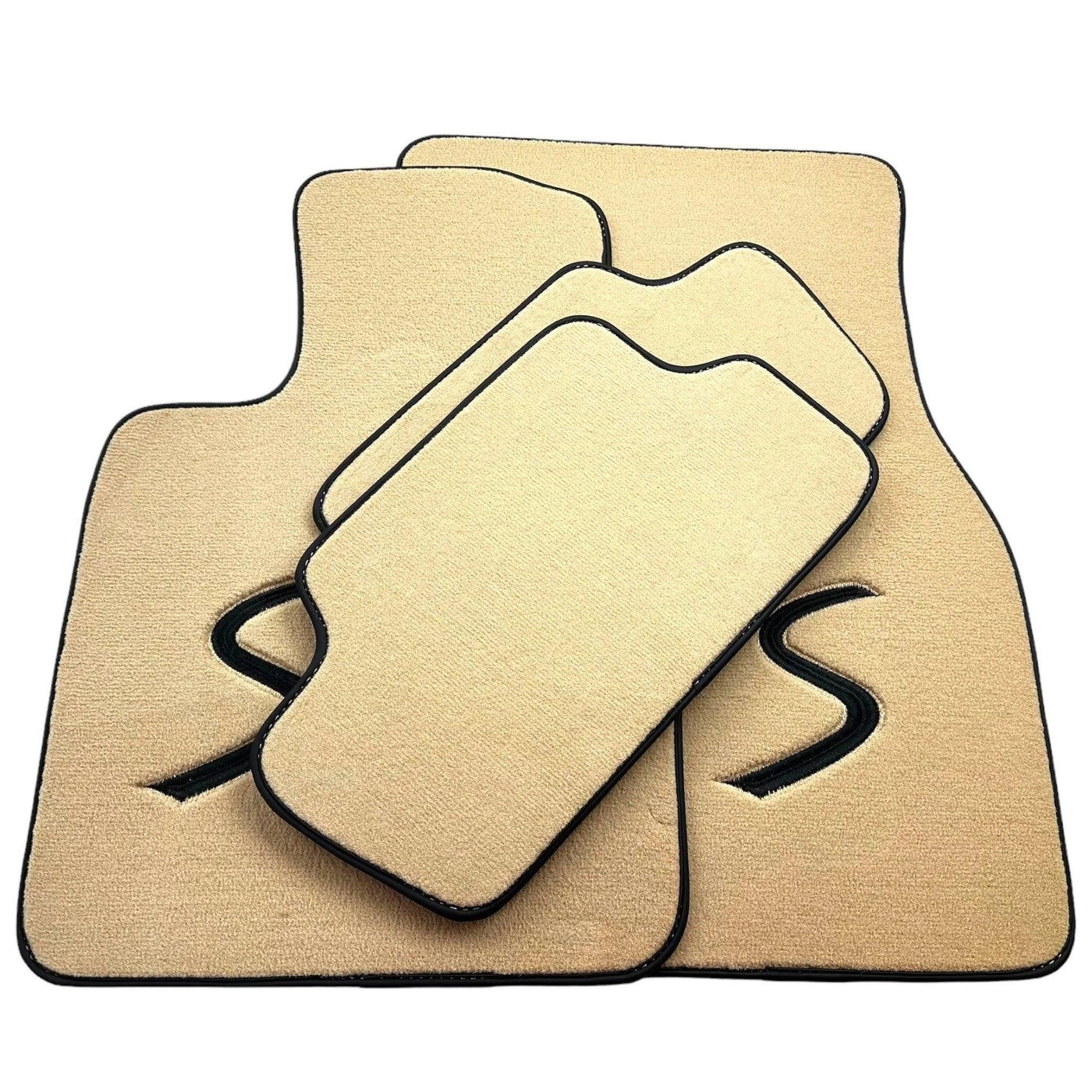 Beige Floor Mats for Mini Clubman F54 (2019-2023) - AutoWin