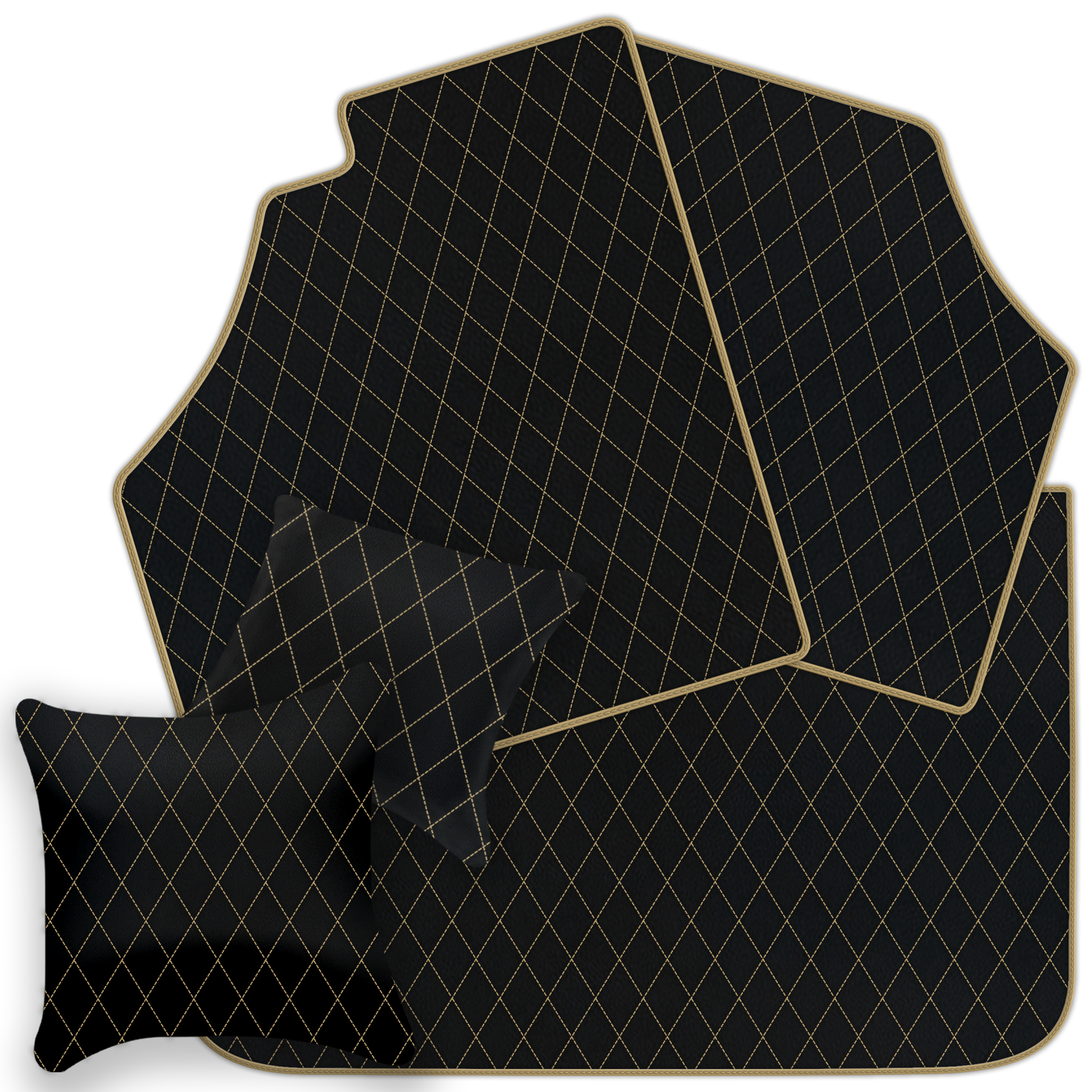 Customizable Leather Floor Mats A1 Edition for Ferrari Enzo (2002-2004) - AutoWin