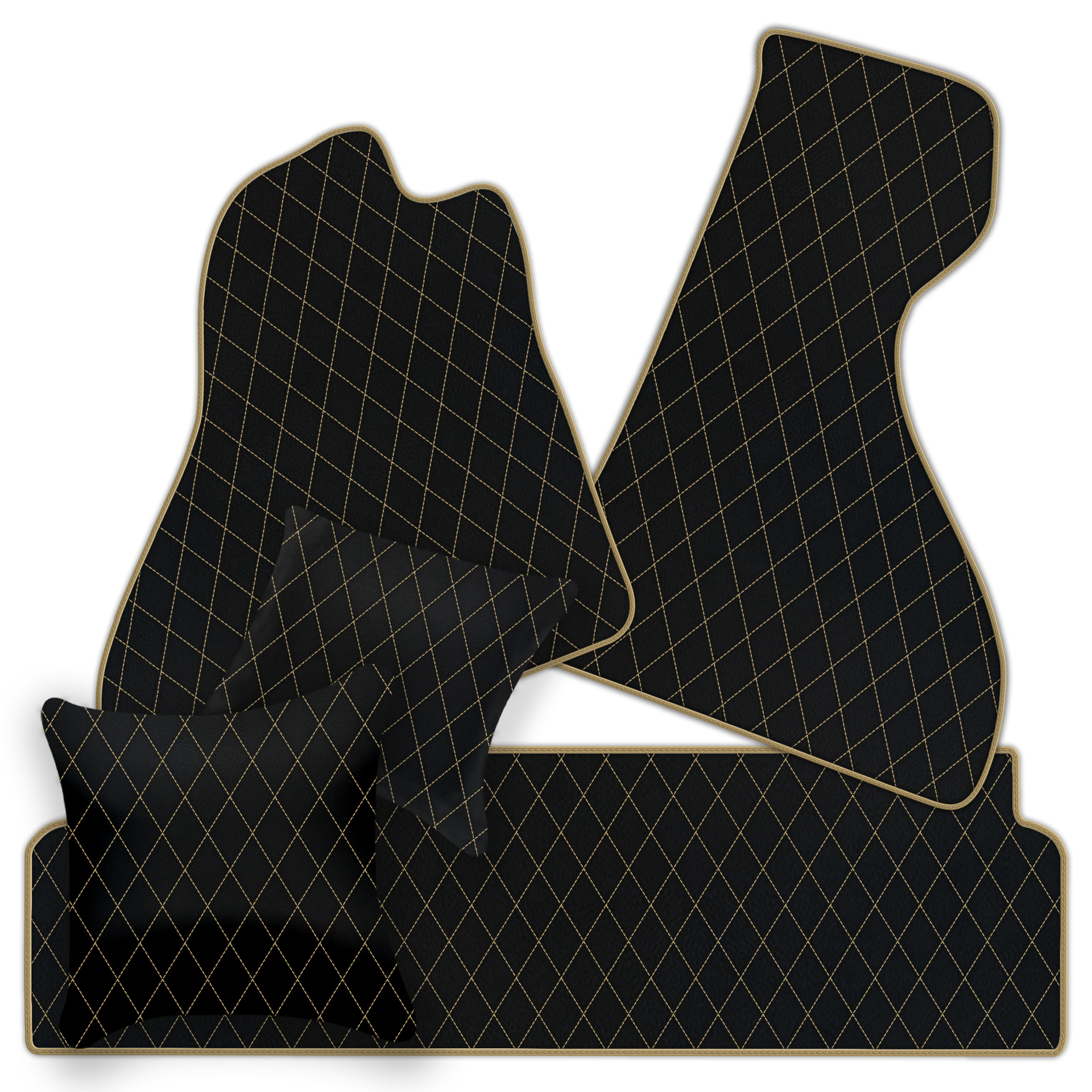 Floor Mats For Ferrari Mondial Convertible 1983-1993 Autowin Brand Italian Edition - AutoWin