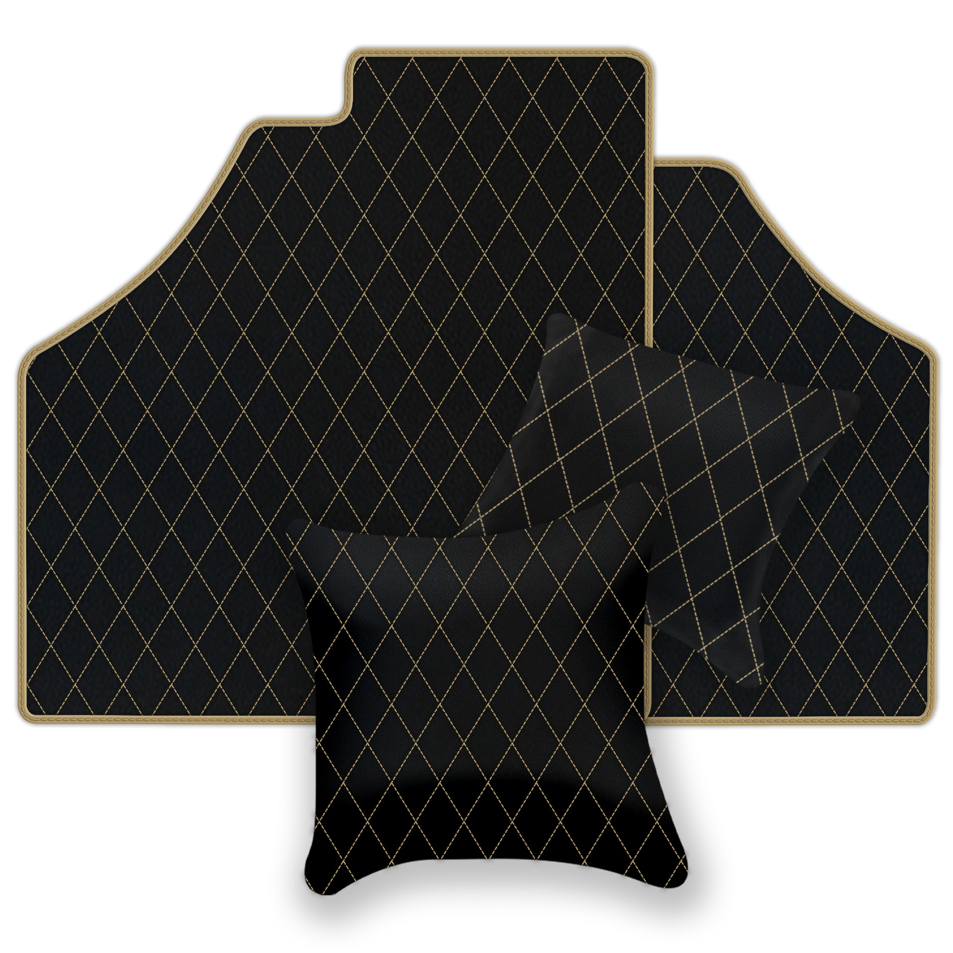 Customizable Leather Floor Mats A1 Edition for Ferrari Enzo (2002-2004) - AutoWin