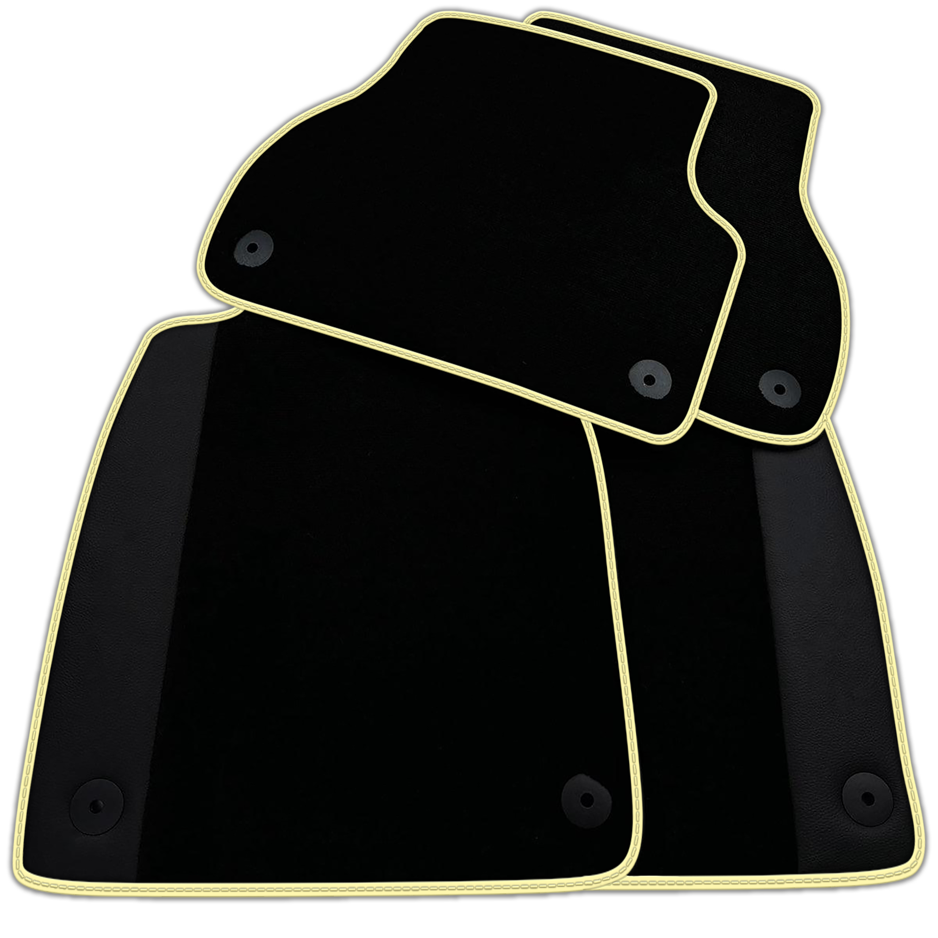 Customizable Black Floor Mats for Audi Q3 F3 (2018-2024)