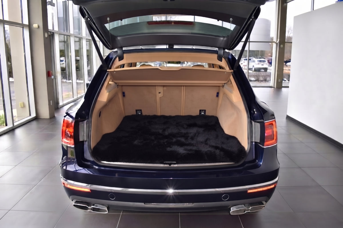 Anpassbare Lederfußmatten mit vertikalem Sechseckmuster für Bentley Bentayga (2015-2027)