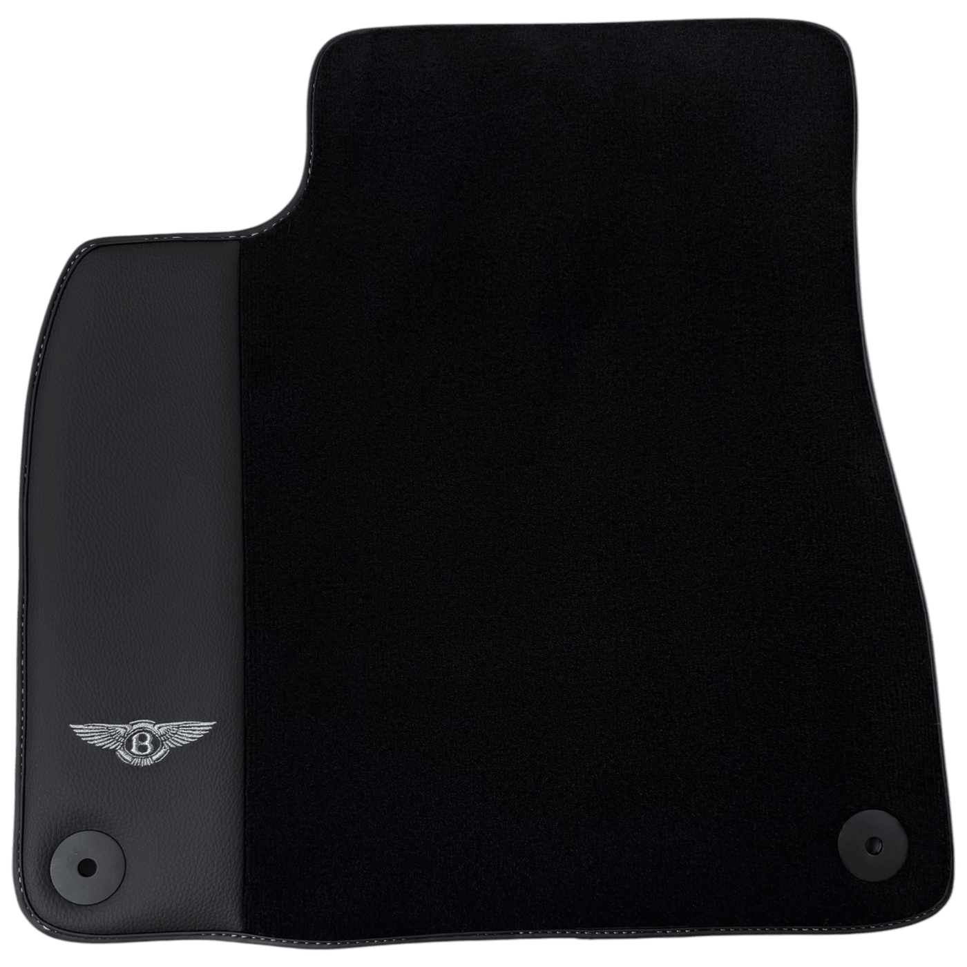 Black Floor Mats for Bentley Bentayga (2015-2023) with Leather
