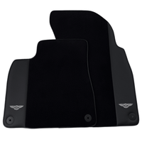 Black Floor Mats for Bentley Bentayga (2015-2023) with Leather