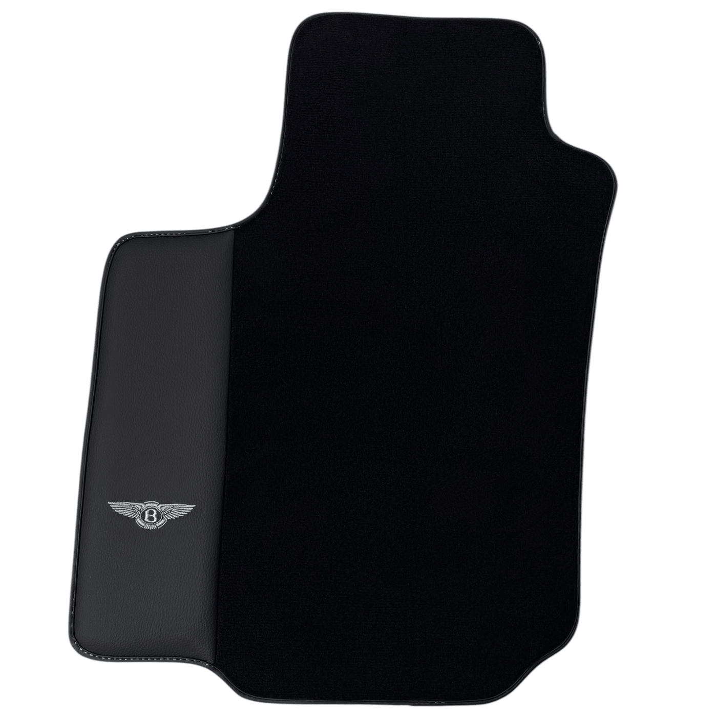 Black Floor Mats for Bentley Flying Spur (2013-2019) with Leather