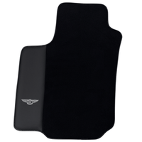 Black Floor Mats for Bentley Flying Spur (2013-2019) with Leather