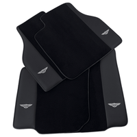 Black Floor Mats for Bentley Flying Spur (2013-2019) with Leather