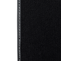 Black Floor Mats for Bentley Flying Spur (2013-2019) with Leather