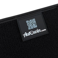 Black Floor Mats for Rolls Royce Cullinan (2018–2025) with Green Leather