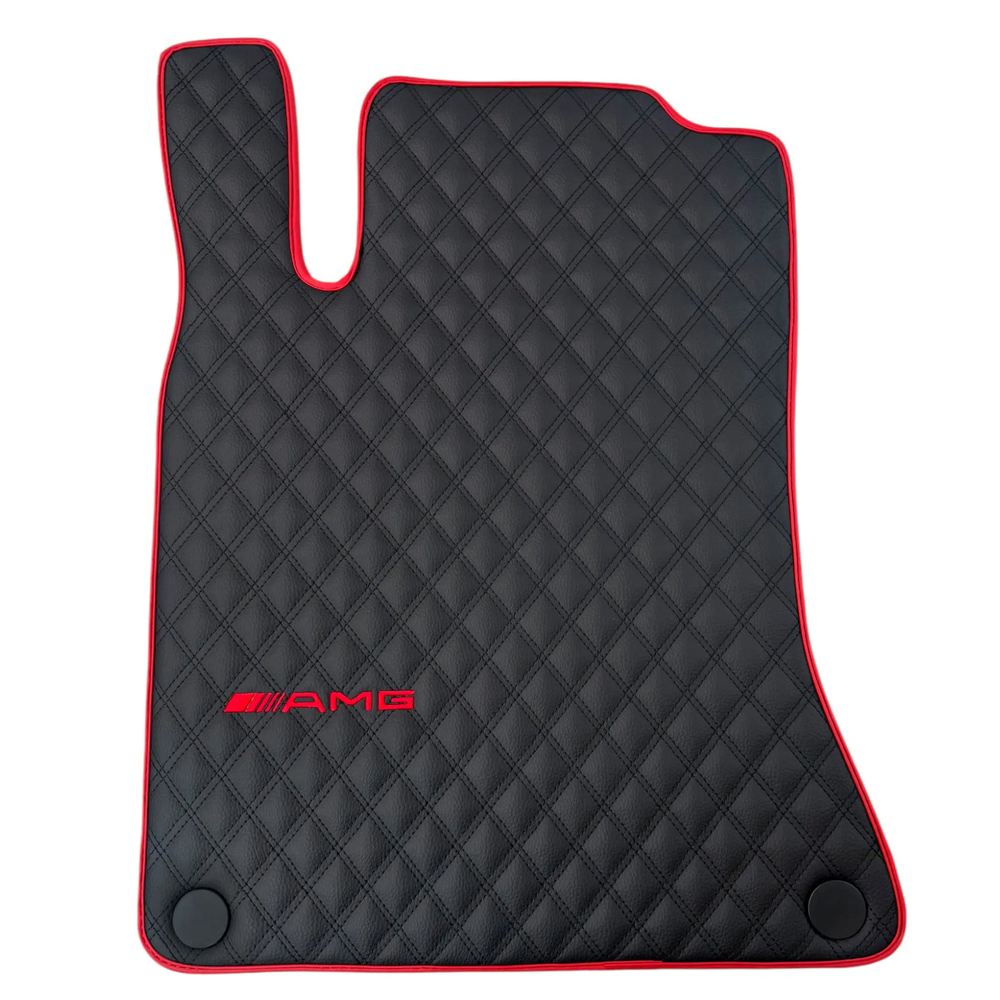 Premium Black Leather Floor Mats for Mercedes CLA C117 (2013-2019)