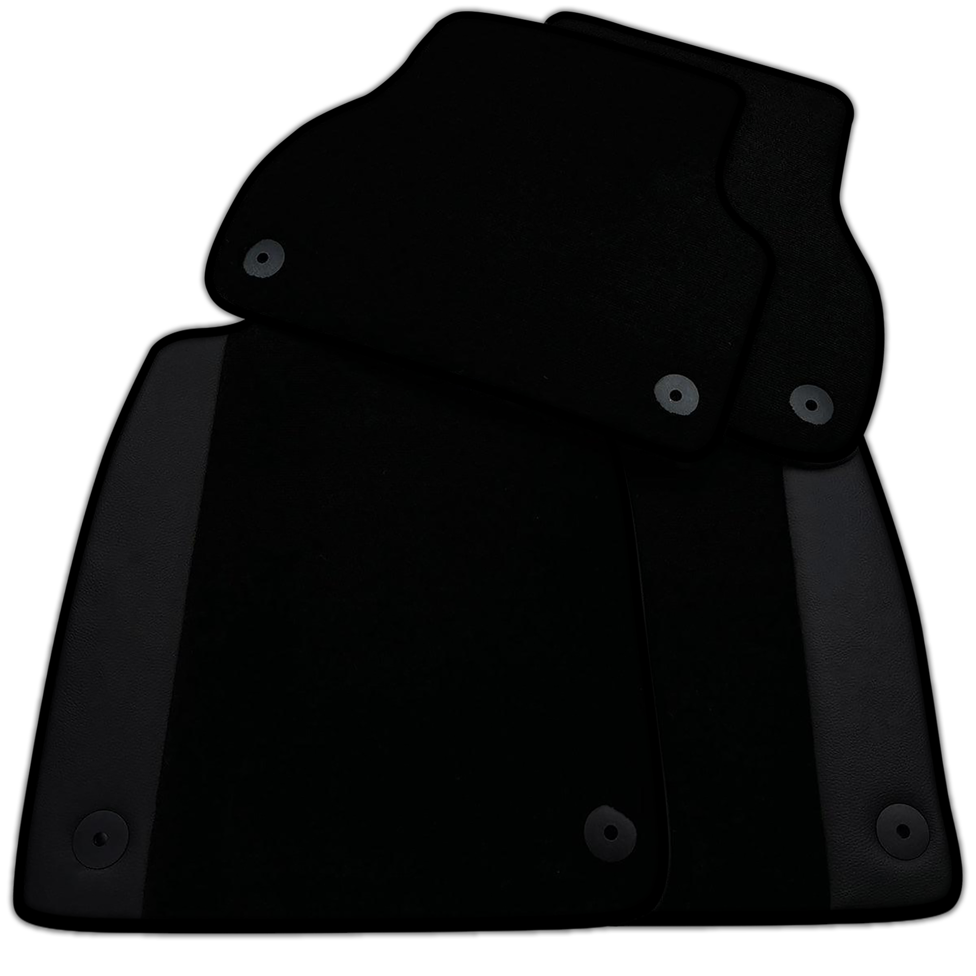 Customizable Black Floor Mats for Audi Q2 (2016-2020)
