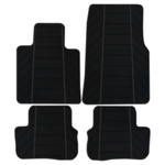 Luxury Black Leather Floor Mats for Rolls Royce Dawn 2016-2023