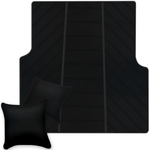 Luxury Black Leather Floor Mats for Rolls Royce Dawn 2016-2023