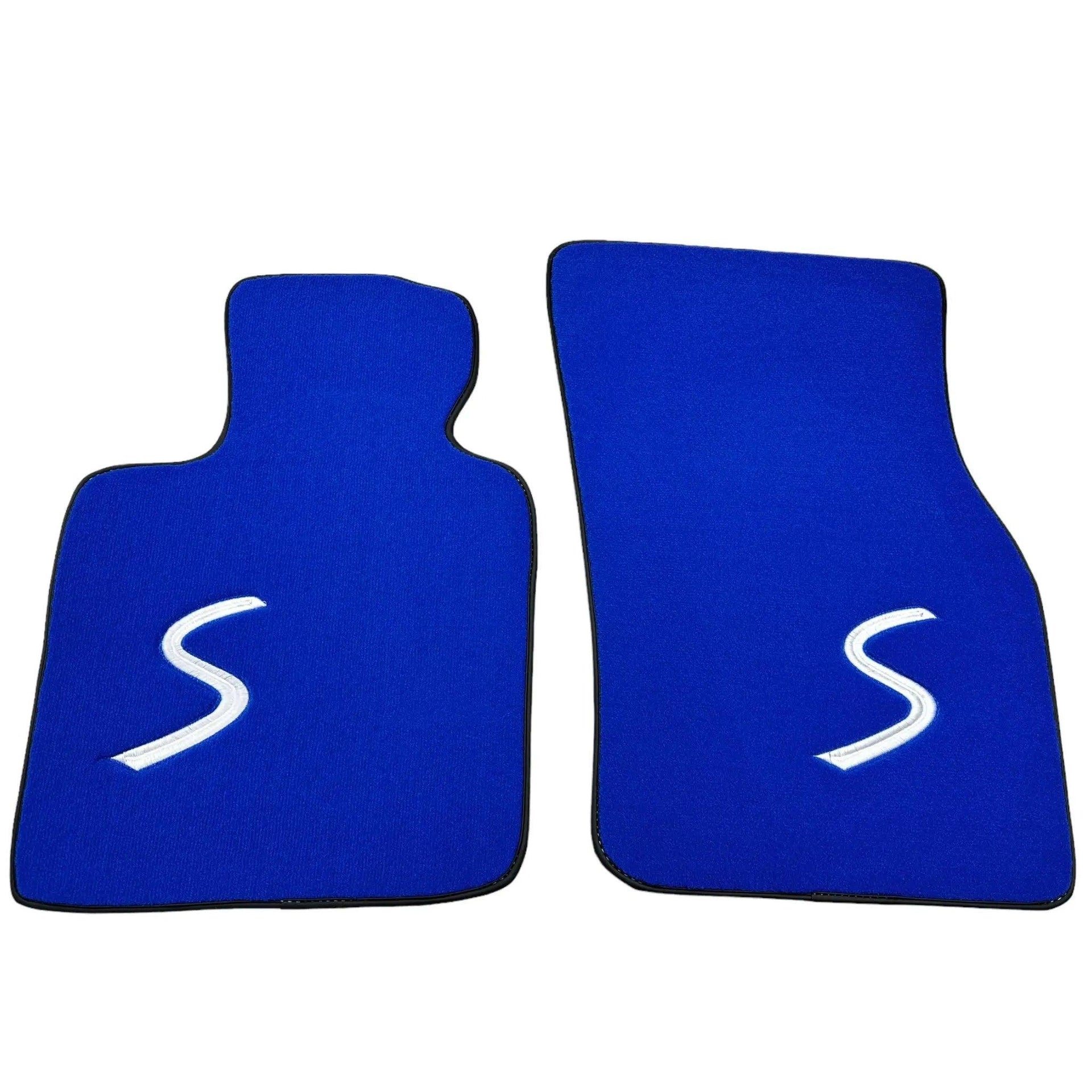 Blue Floor Mats for Mini Clubman R55 (2007-2015) - AutoWin