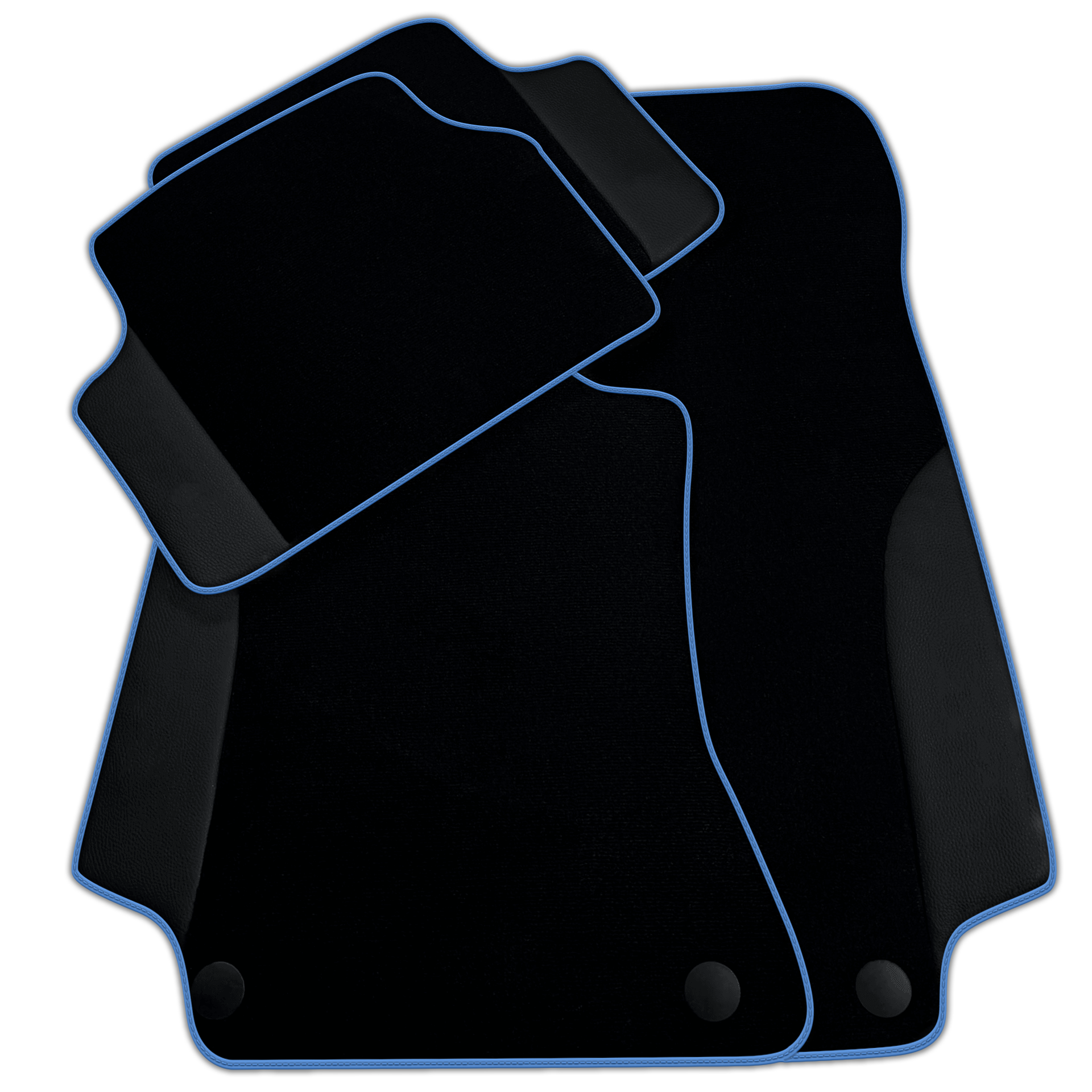 Customizable Black Floor Mats For Mercedes Benz E-Class W211 Sedan (2002-2009)